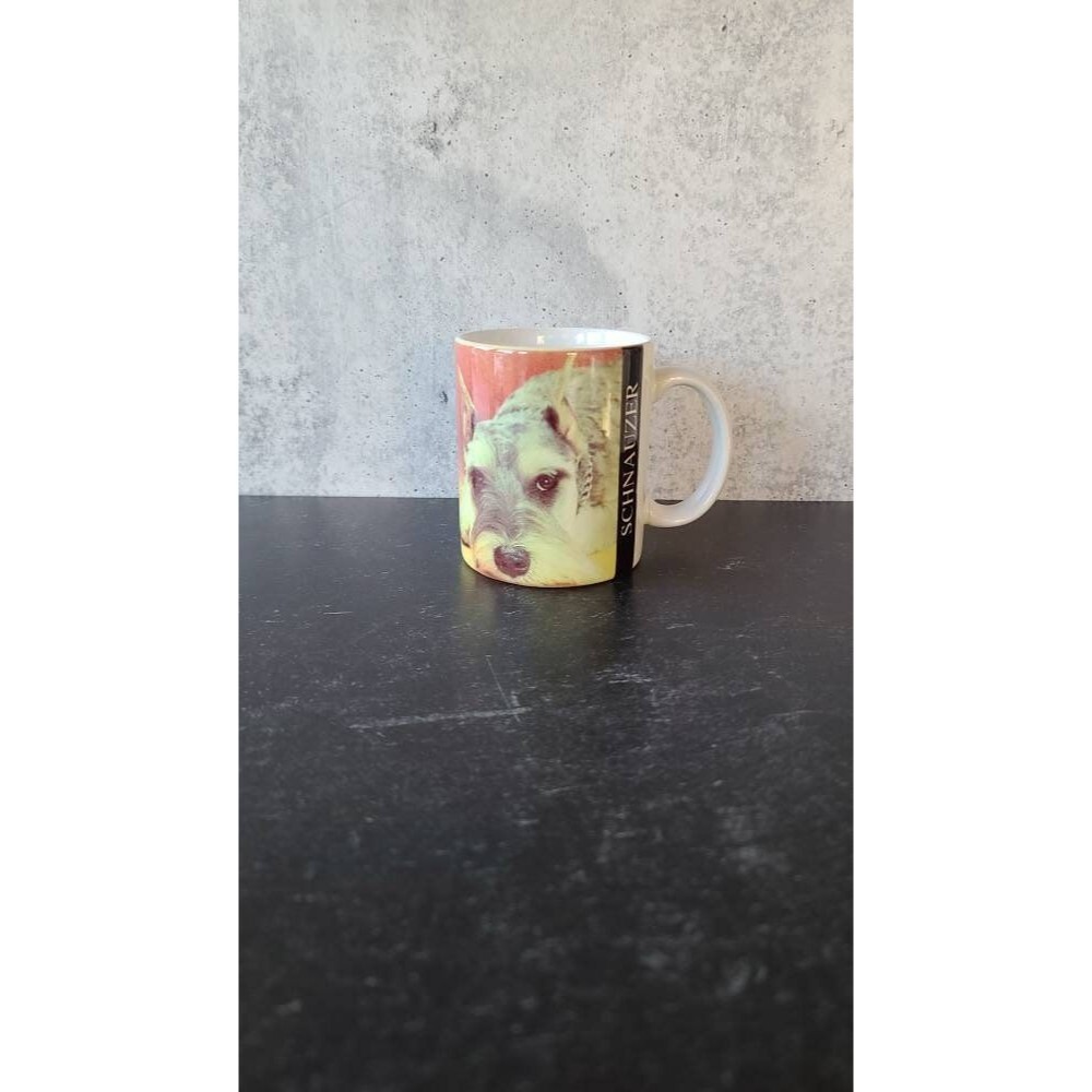 Vintage Schnauzer Mug: 1993 Xpres Corp Dog Breed Design